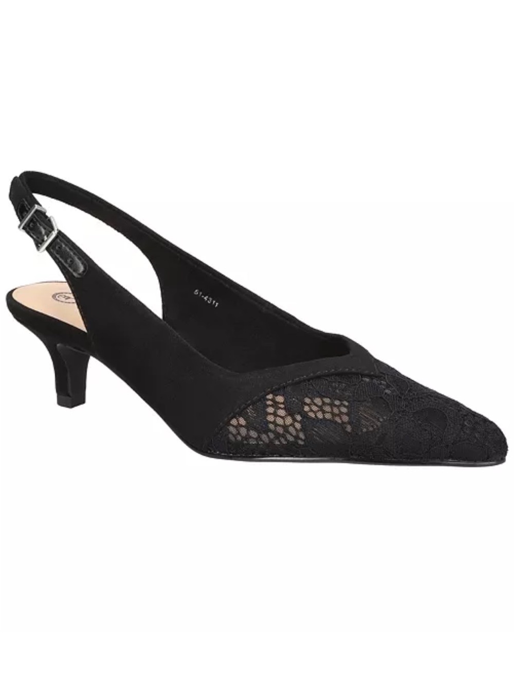 Bella Vita Women's Marquette Pump, Black Suede, 11 WW